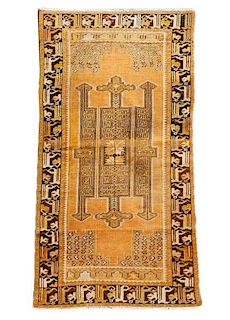 Hand Woven Anatolian Rug 3'8'' x 7' 4''