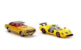 Corgi Toys 344 Ferrari & 338 Chevrolet Camaro