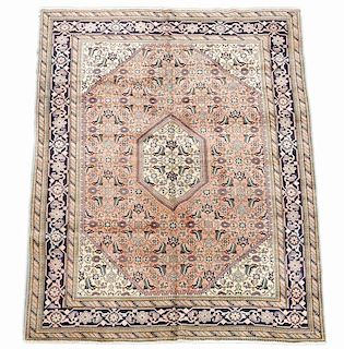 Hand Woven Persian Tabriz 4' 3'' x 9' 8'' Rug