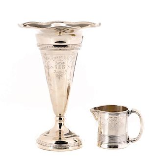 Two American Sterling Silver Table Accessories