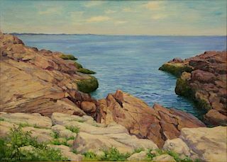 FISCHER, Anton Otto. Oil on Canvas. Coastal