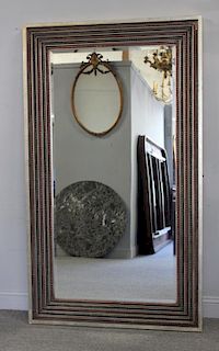 Large Silvergilt Mirror Together With A Gilt