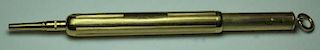 GOLD. Tiffany & Co. 14kt Gold Travel Pencil.
