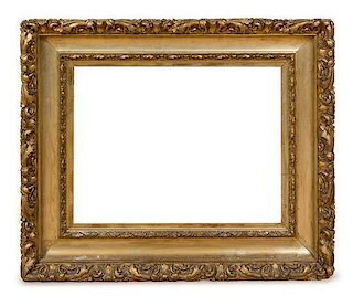 A Continental Giltwood Frame, Height 29 x width 35 inches.