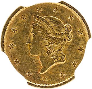 U.S. 1851 LIBERTY $1 GOLD COIN
