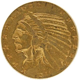 U.S. INDIAN $5 GOLD COINS