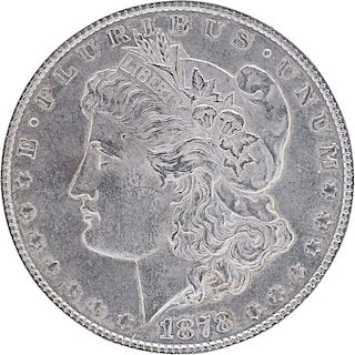 U.S. 1878 8TF VAM 18 MORGAN $1 COIN