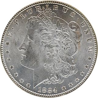 U.S. 1884 MORGAN $1 COIN