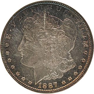 U.S. 1887 MORGAN $1 COIN