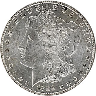 U.S. 1889-S MORGAN $1 COIN
