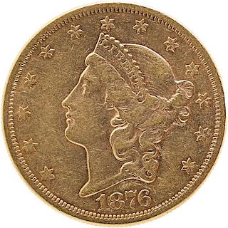 U.S. 1876-S LIBERTY $20 GOLD COIN