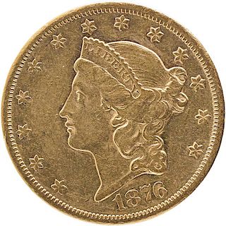 U.S. 1876-CC LIBERTY $20 GOLD COIN