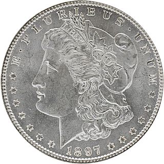 U.S. 1897 MORGAN $1 COIN