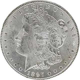 U.S. 1897-S MORGAN $1 COIN