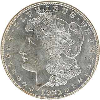 U.S. 1921-D MORGAN $1 COIN
