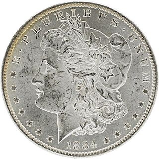 U.S. 1884-O MORGAN $1 COINS