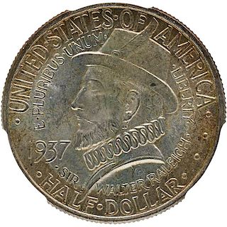 U.S. 1937 ROANOKE COMMEMORATIVE 50C COIN