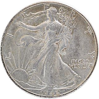 U.S. WALKING LIBERTY 50C COINS