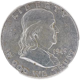 GRADED U.S. FRANKLIN 50C COINS