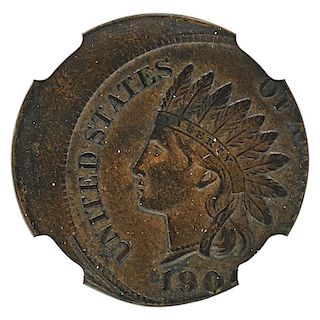 U.S. 1900 INDIAN HEAD 1C MINT ERROR COIN