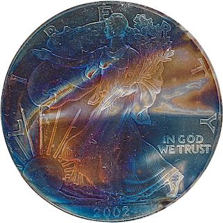 U.S. 2002 AMERICAN SILVER EAGLE COIN