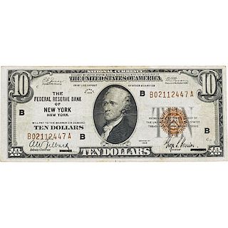 U.S. SERIES 1929 NEW YORK NATIONAL NOTES