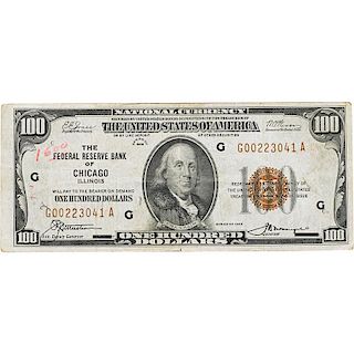 U.S. SERIES 1929 CHICAGO NATIONAL NOTES