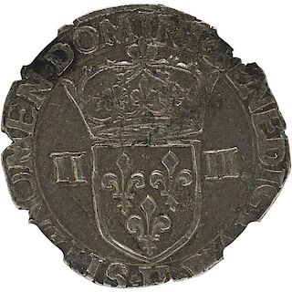 1602H FRANCE 1/4 ECU COIN