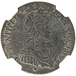 1659D FRANCE 1/12 ECU COIN
