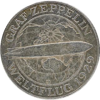 GERMAN GRAF ZEPPELIN COINS