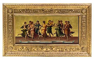 Artist Unknown, (Continental, 19th Century), Cupid with a Band of Muses