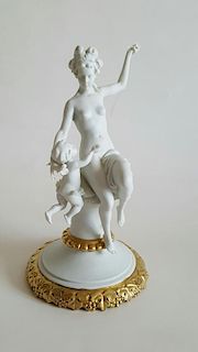 Very Fine Italian Bisque Porcelain Figurine