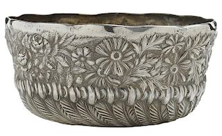 Whiting Repousse Sterling Bowl