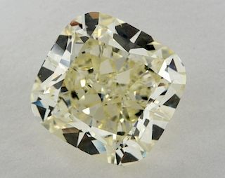 6.81Ct Fancy Light Yellow Diamond,GIA Certificate