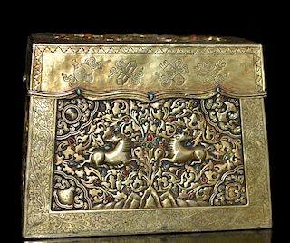 Chinese Gilt Bronze Box