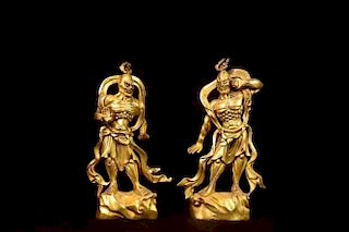 Qing Dynasty Chinese Gilt Bronze Buddha