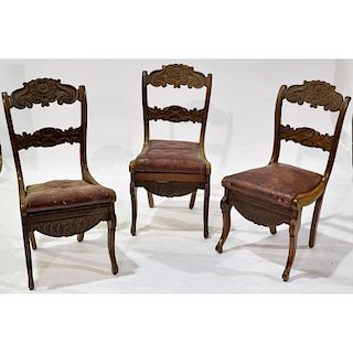 Continental Walnut Chairs