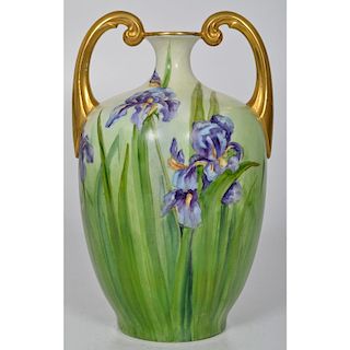 Limoges Iris Vase