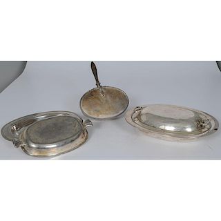 Sterling and Silverplated Serving Dishes