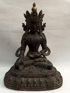 Chinese Bronze Buddha