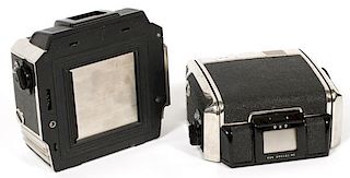 GROUP OF TWO ZENZA BRONICA 6X6 FILM BACKS