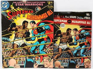 MUHAMMAD ALI VS SUPERMAN COMIC BOOKS C1978