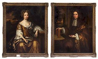 Artist Unknown, (19th Century), Portraits of a Gentleman and a Lady (two works)