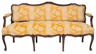 Provincial Louis XV Style Carved and