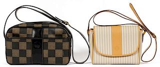 FENDI LEATHER AND CANVAS BAGS TWO