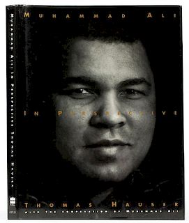 THOMAS HAUSER BOOK AUTOGRAPHED BY MUHAMMAD ALI
