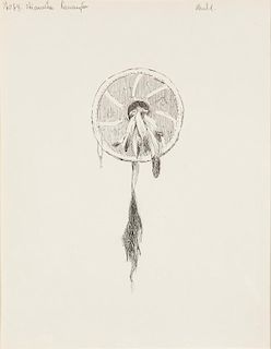 Frederic Remington | Shield, Illustration for the Song of Hiawatha