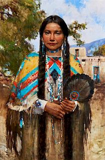 Cyrus Afsary | Bride by Taos Pueblo