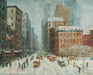 Colin Campbell Cooper | New York Winter Scene