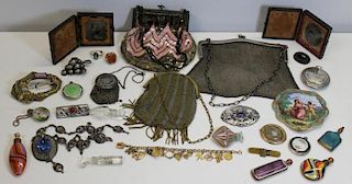 SILVER & JEWELRY. Assorted Decorative Objects.
